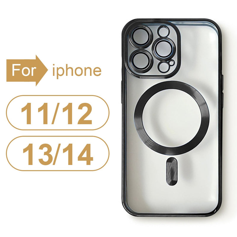 Capa transparente de TPU para Iphone 13, 14 plus, 13, 12, 11 pro max, xs max. Capa de silicone macia