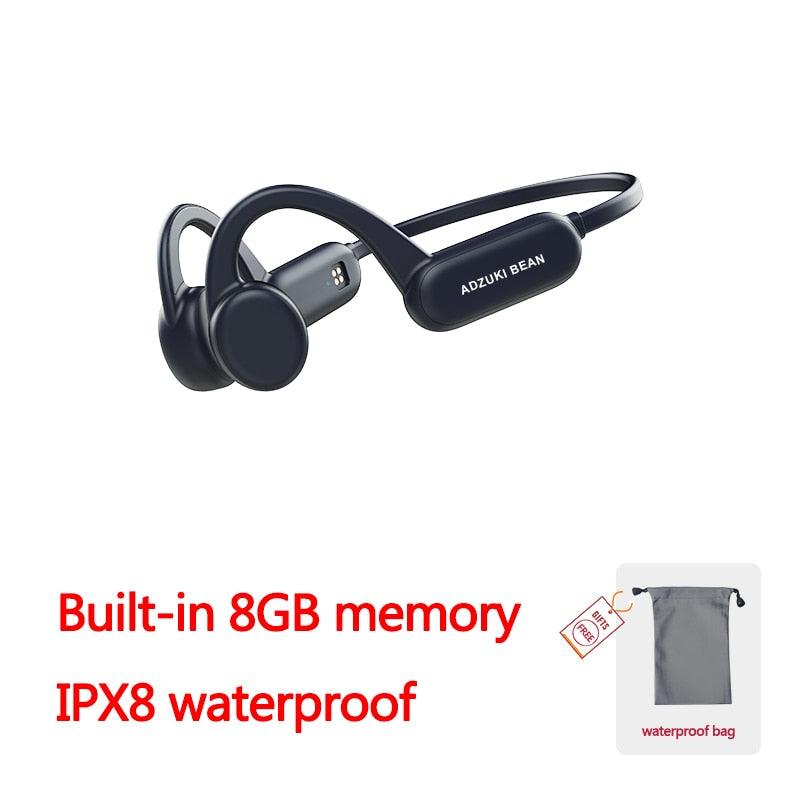 Fone De Ouvido IPX8 À Prova D' Água Fones De Ouvido Sem Fio Bluetooth IPX4 Sports Headset TWS com Mic SD Card